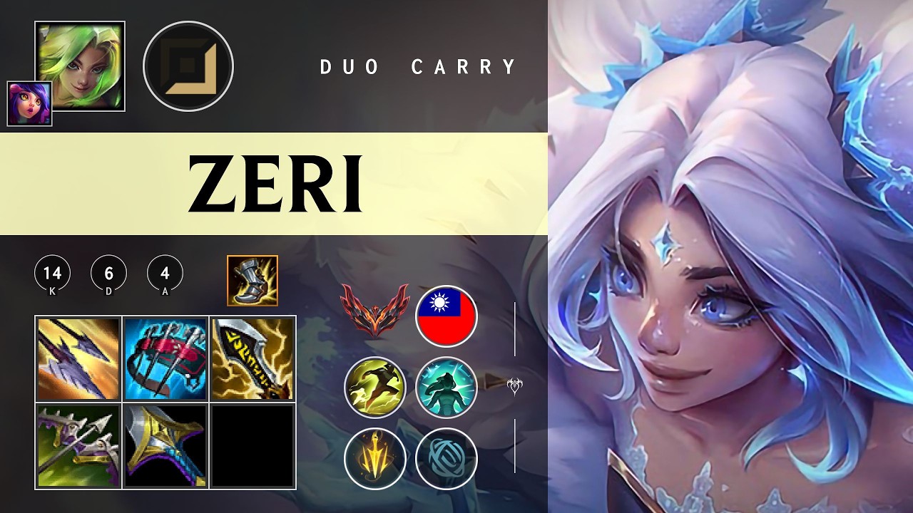 Zeri ADC vs Ezreal - TW Grandmaster Patch 26.03