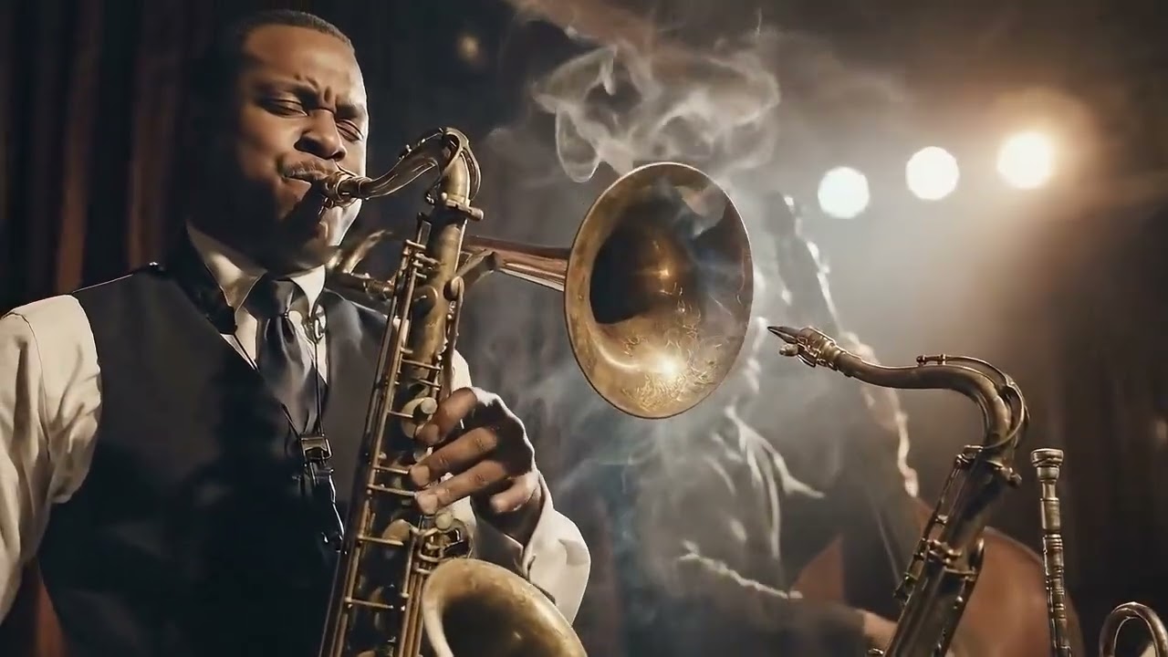 🌙 1940’s Vintage Jazz Noir – Introspective Retro Dreamscape