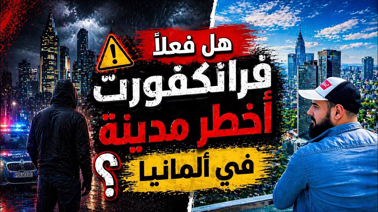 هل مدينة فرانكفورت أخطر مدينة في ألمانيا ؟ جربت المنسف الأفغاني 😋 + مشاكل السكن !! 