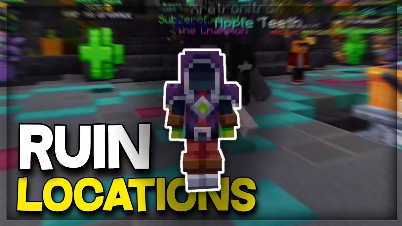 All Hive Halloween Hunt Ruin Locations (Minecraft Bedrock Edition)