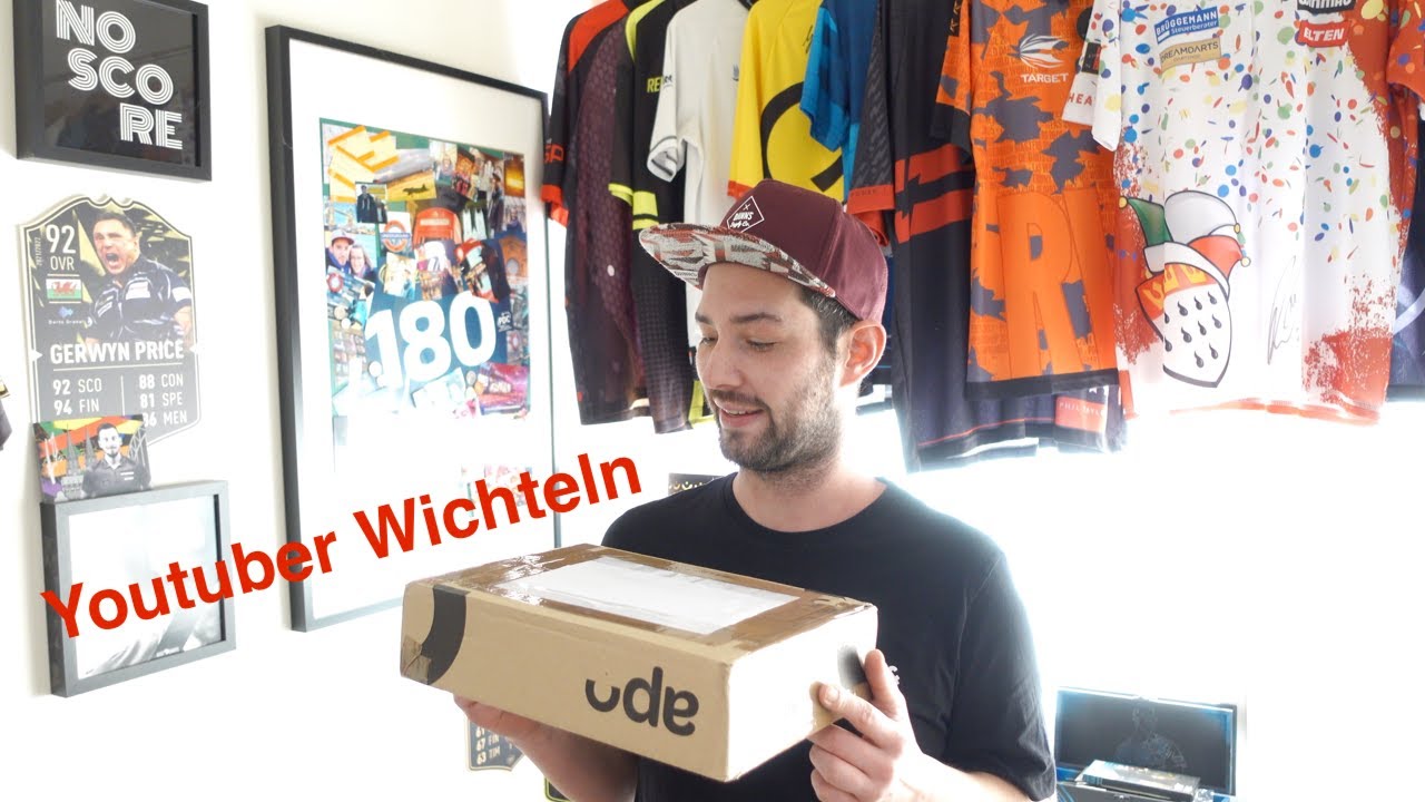 Darts YouTuber Wichteln 2024 mein Paket von @Wolfdarts