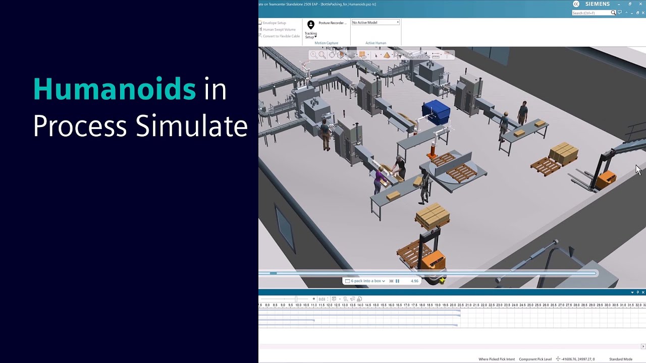 Inside the factory of the future: simulation and validation of humanoid robots with Process Simulate