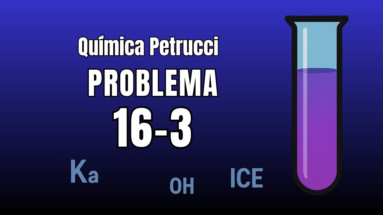 Petrucci • Capítulo 16 • Problema 3
