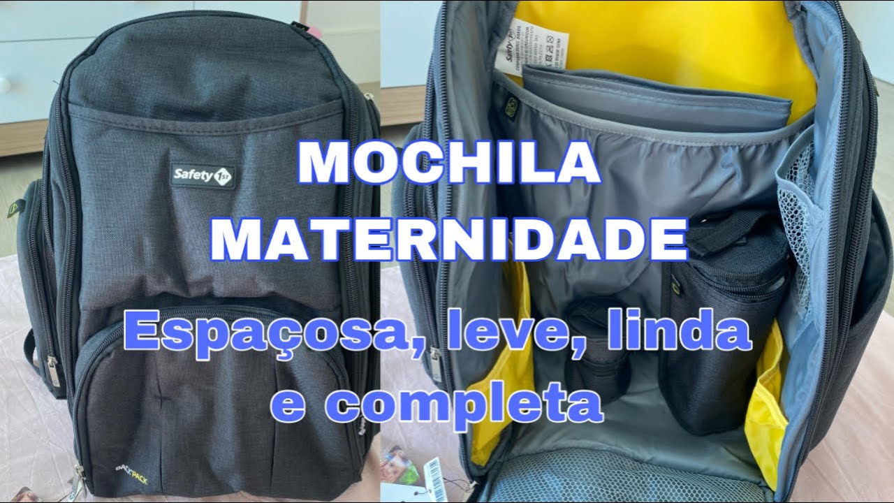 Resenha Mochila Maternidade da Safety 1st