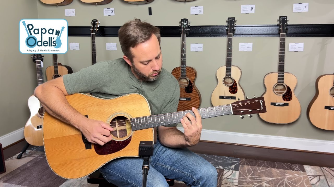 Eastman E20D-MR-TC Dreadnought Acoustic Guitar Demo