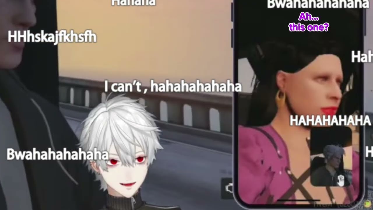 Kuzuha Can't Stop Laughing at Meloco's Face | #にじgta