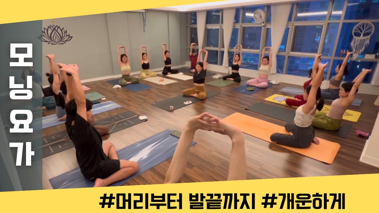 [엔젤요가] 상쾌한 아침을 위한 모닝요가 | 머리부터 발끝까지 |  온 몸 시원하게 | yoga with angel