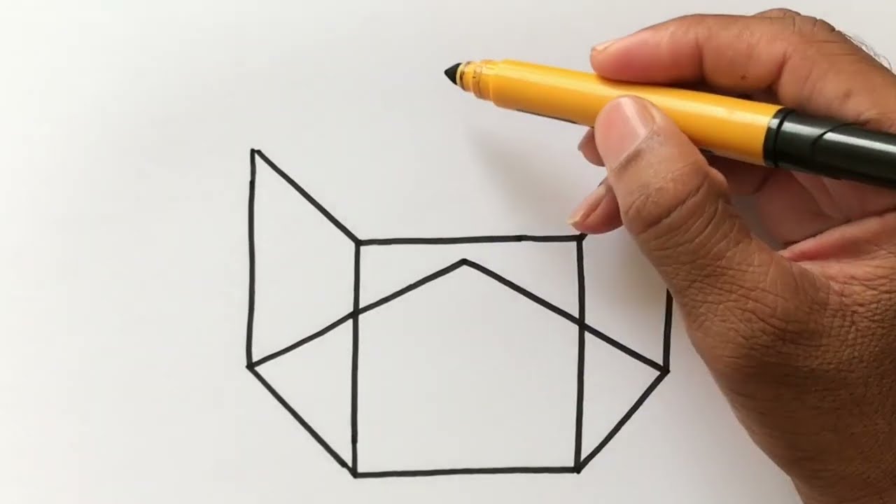 How to Draw a Pentagonal Prism