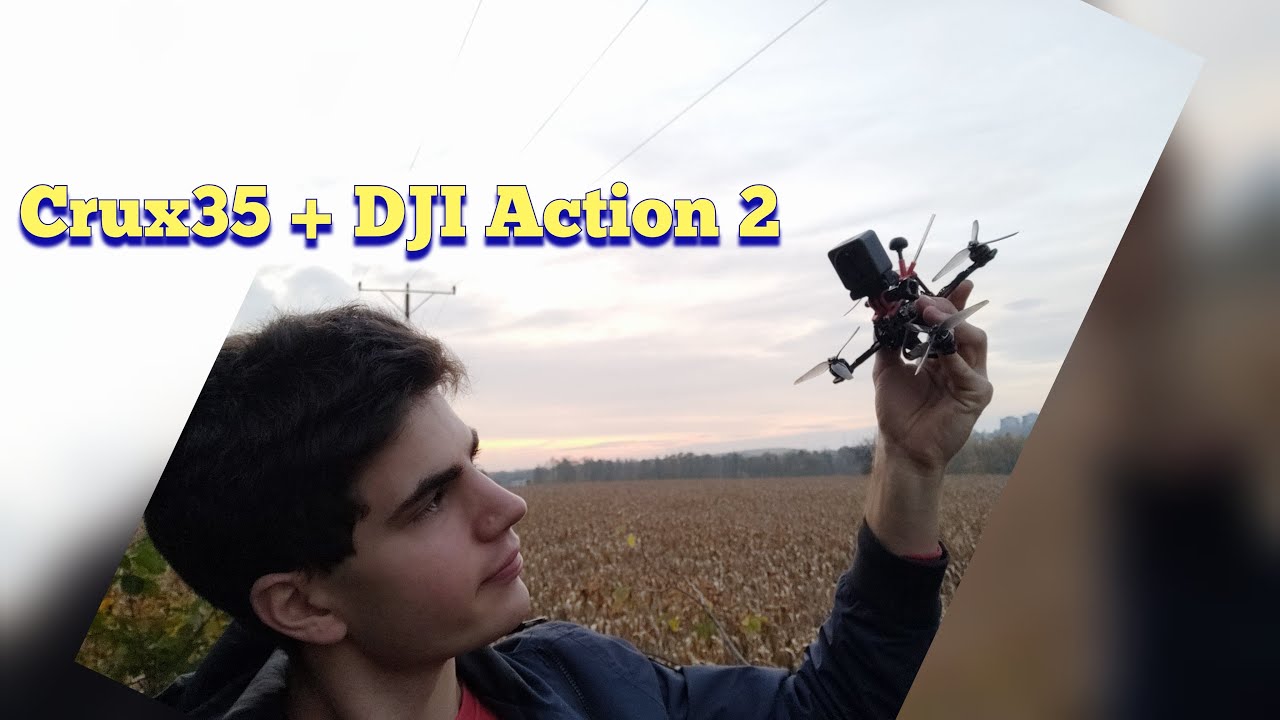Crux35 + DJI Action 2 | Jak to lata?🤔