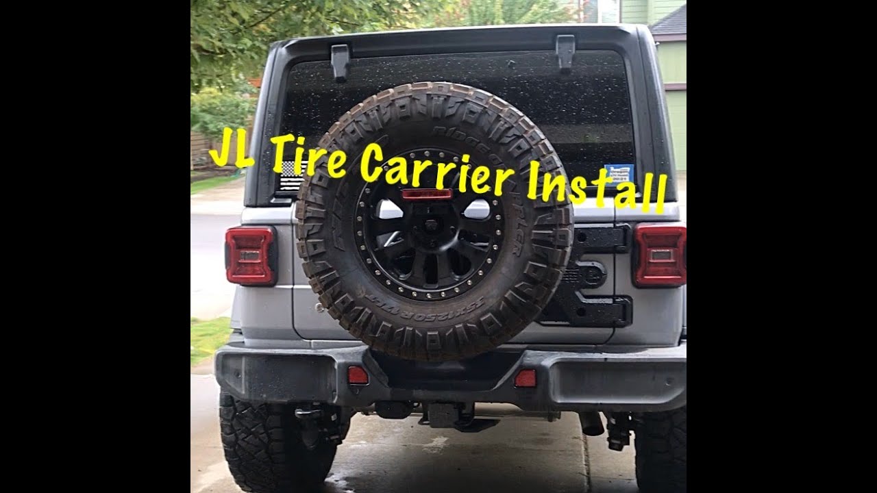Лучший монтаж и модернизация держателя шин JL Wrangler HD и шарнира