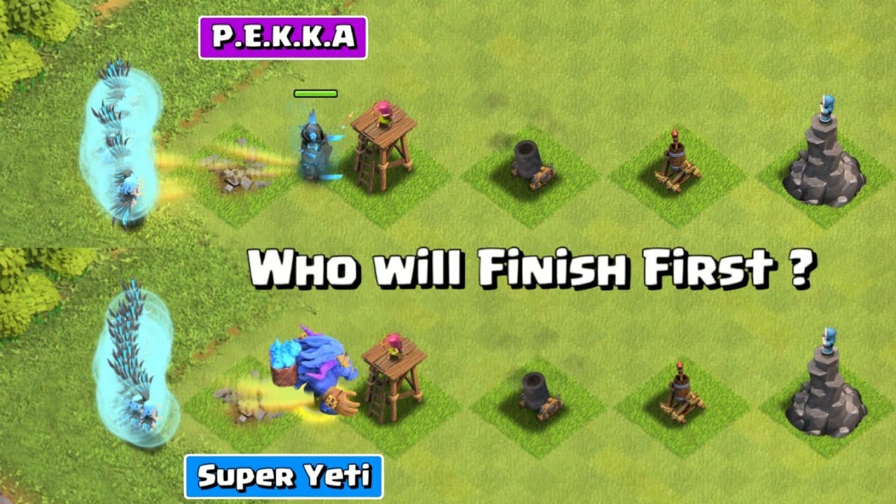 1 Troop with Healers Vs 14 Defenses | Clash of Clans