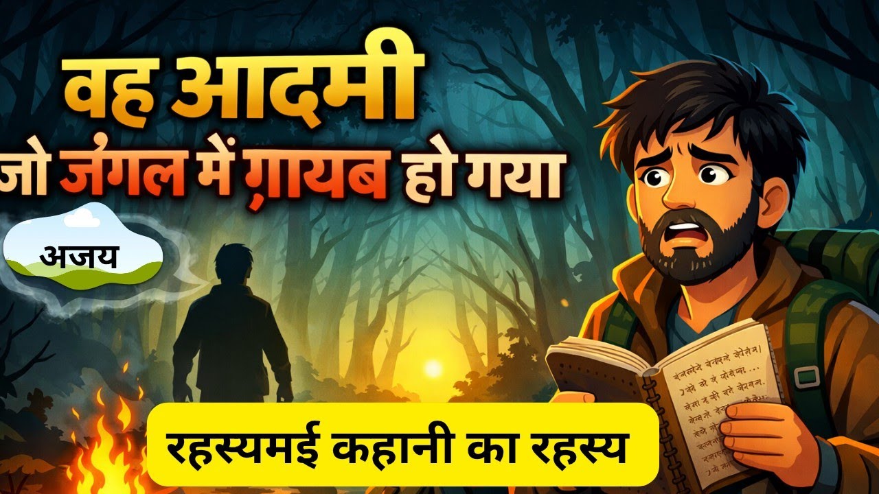 वह आदमी जो जंगल में गायब हो गया । एक रहस्यमई कहानी जो अंदर तक तोड़ देगी।