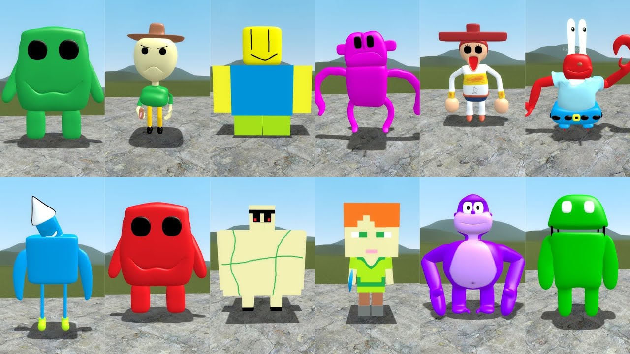ALL NEW 3D NEXTBOT MEMES (3D MEMES) in Garry's Mod
