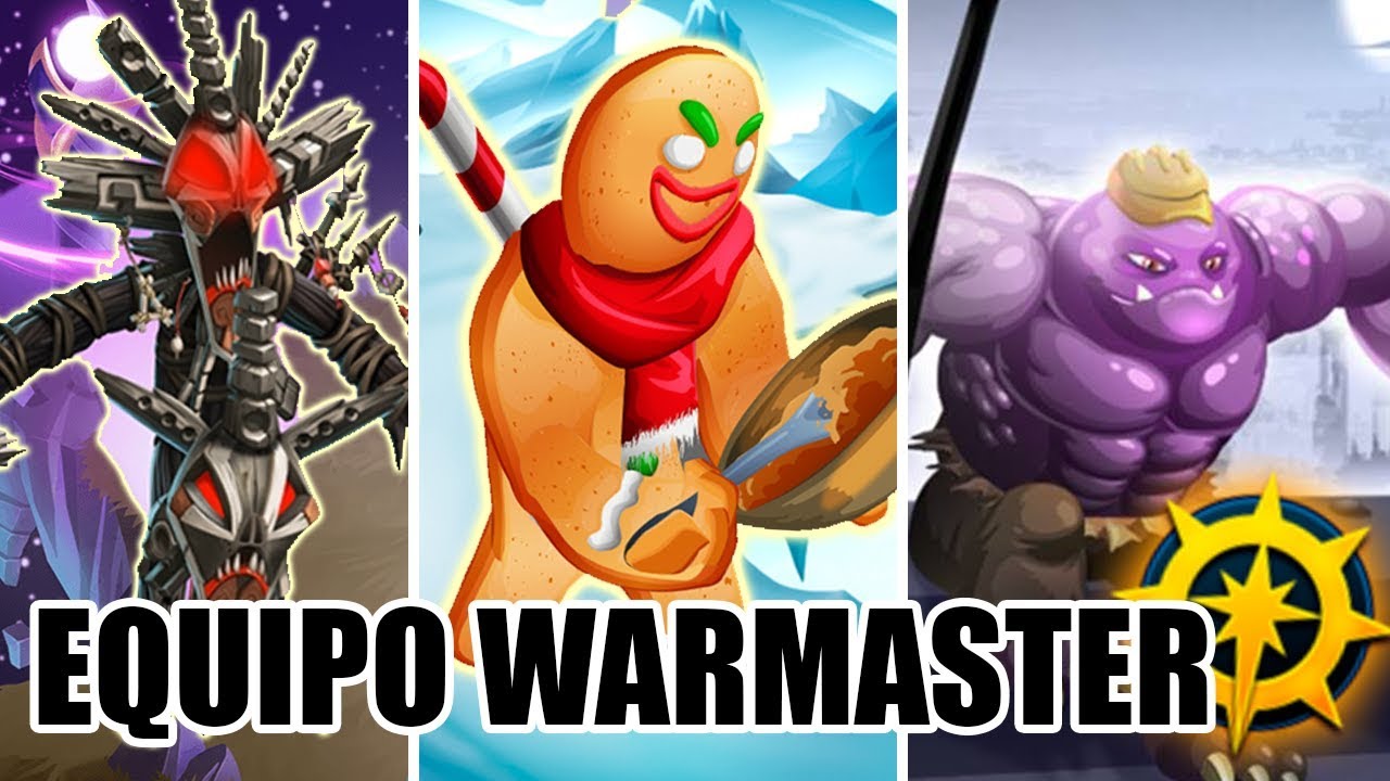 EQUIPO WARMASTER de MAGIA (TOTEM + SON COOKIE + WORKER HULK) - Monster Legends #iMigboReto