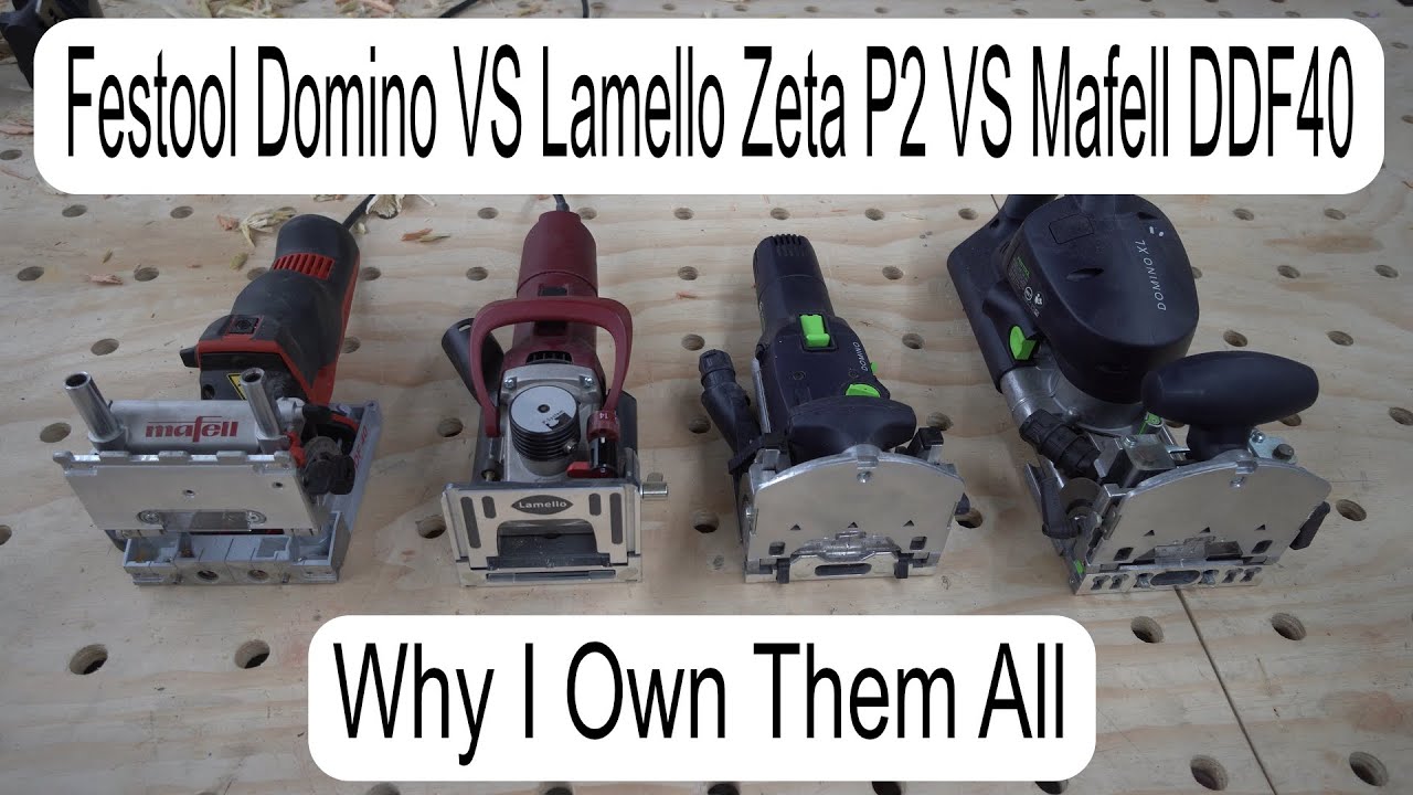 Festool Domino VS Mafell DDF40 VS Lamello Zeta P2
