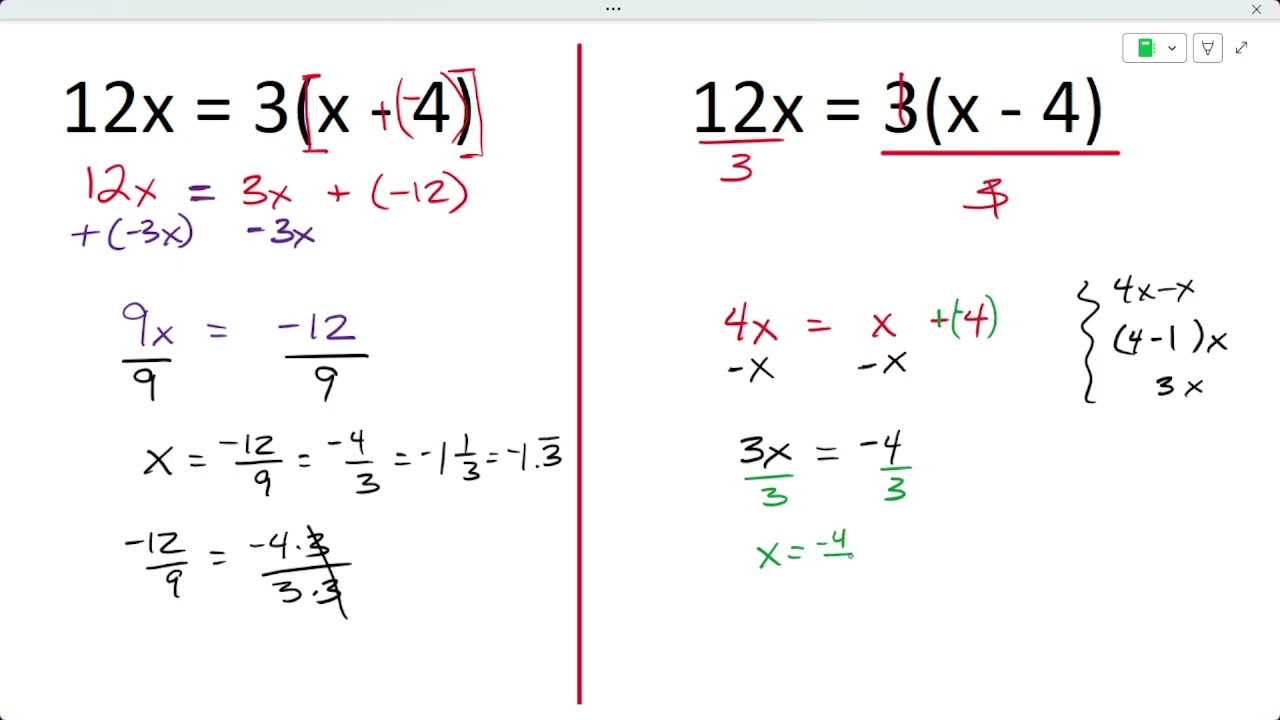2 algebraic and 1 geometric