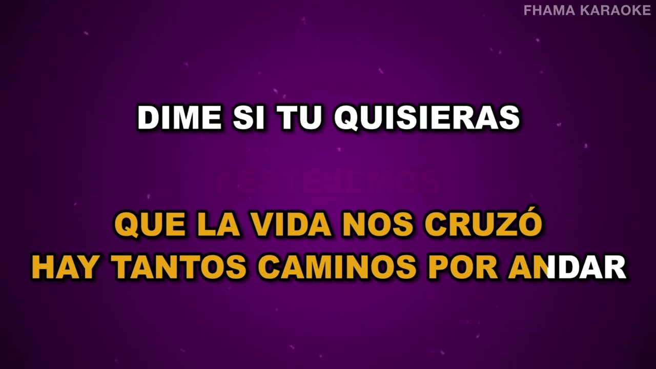 Julieta Venegas - Andar Conmigo | FHAMA KARAOKE