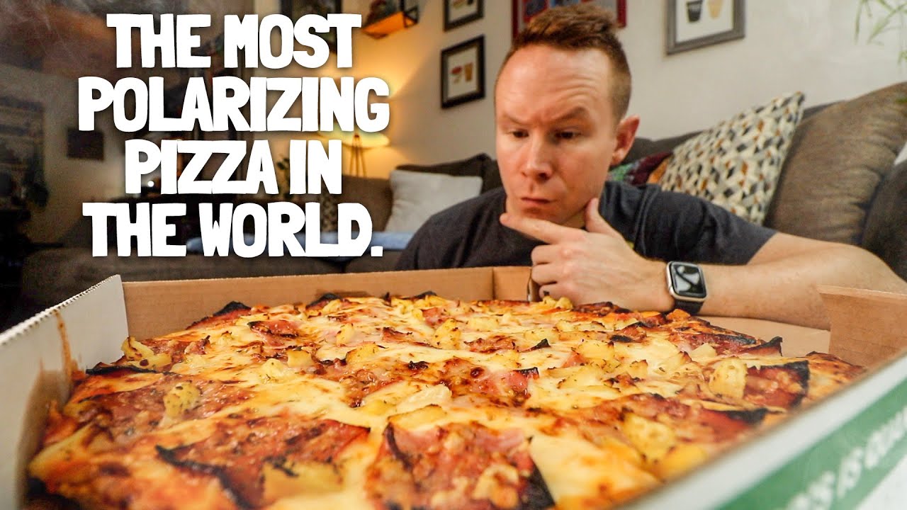 I ate the MOST POLARIZING PIZZA in the entire world. 🍕