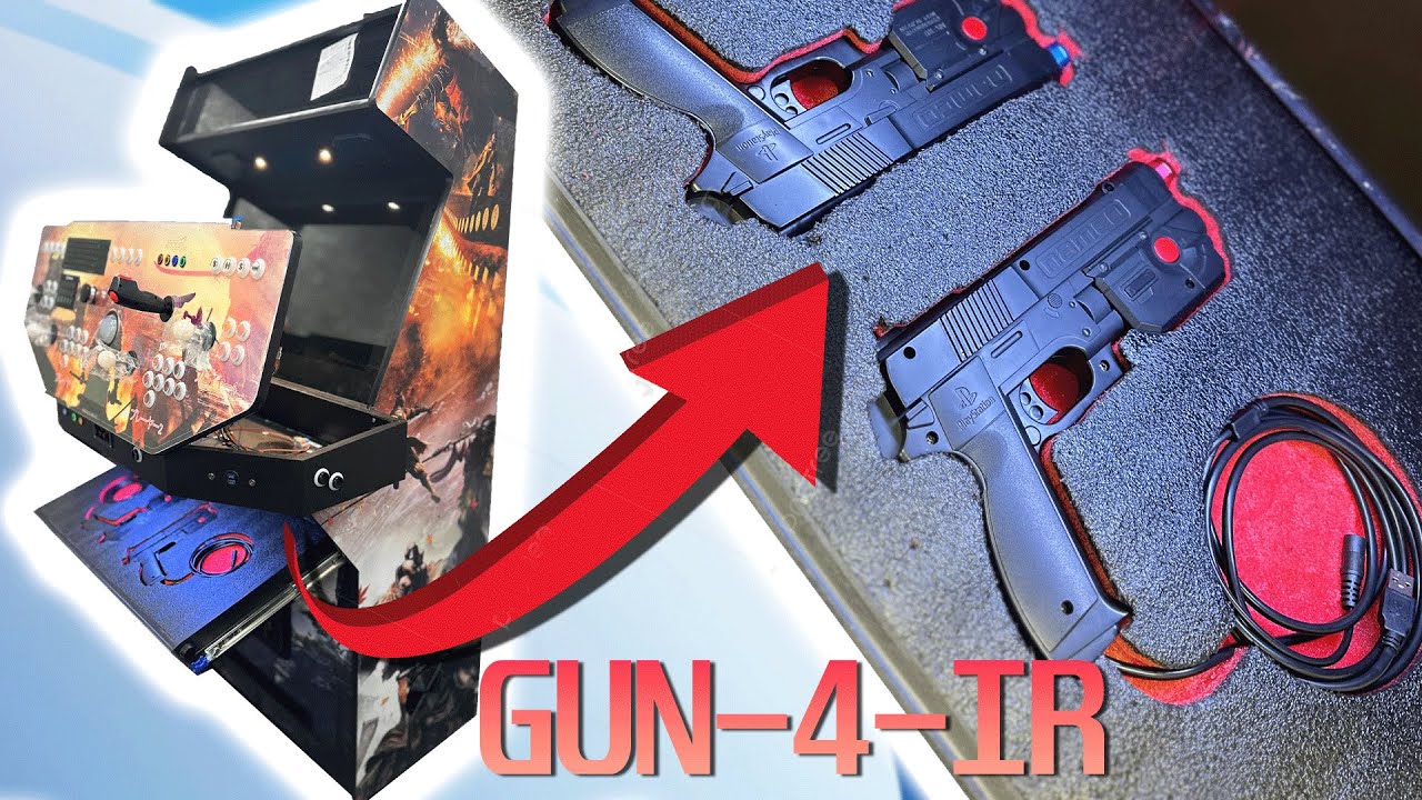 How I made the custom GUN4IR lightgun inlay in the Sekiro #arcadecabinet
