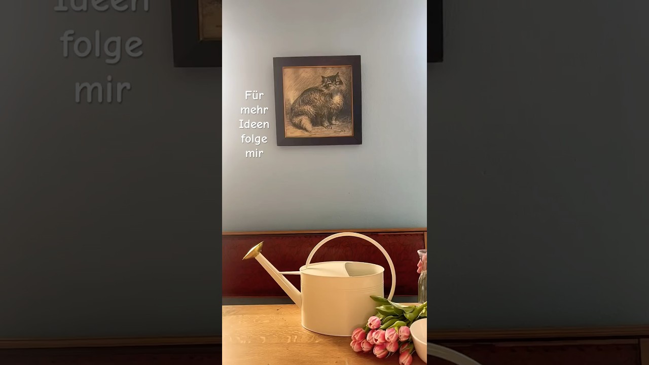 Genialer Trick. So bleiben Blumen in der Gießkanne stehen! 