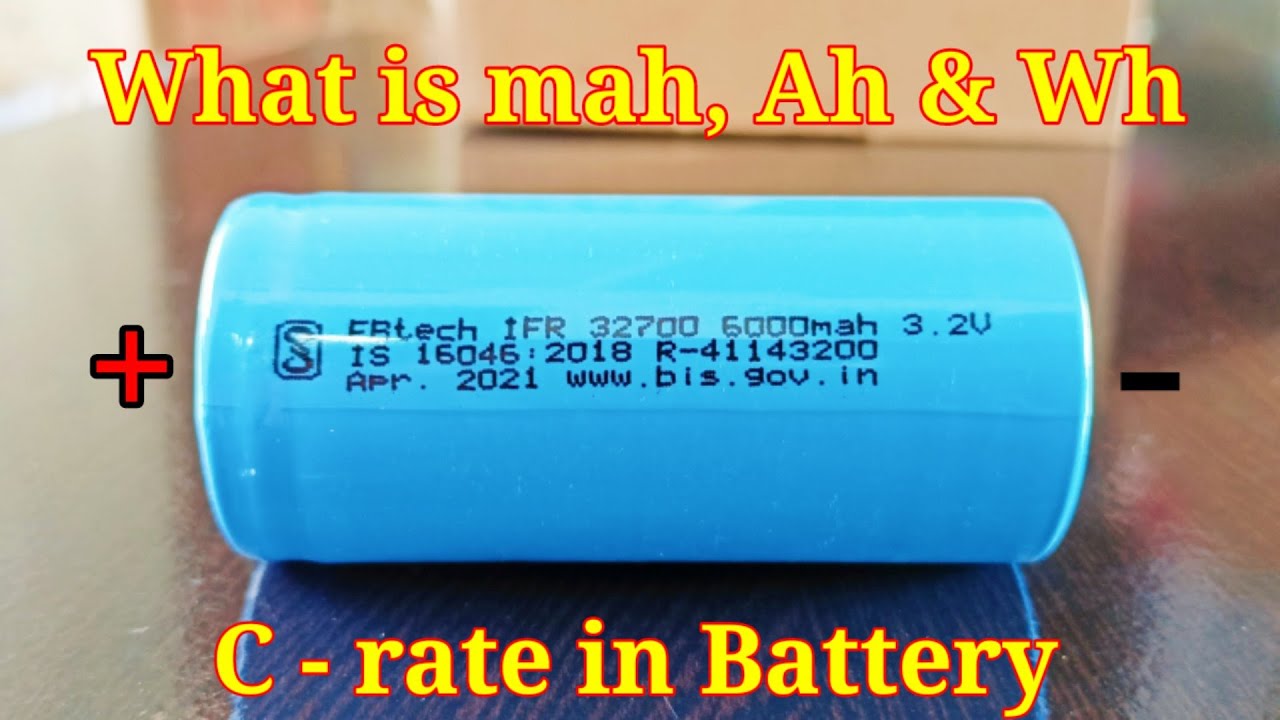 Battery amp-hour, watt-hour and C rating tutorial | backup time of battery calculation
