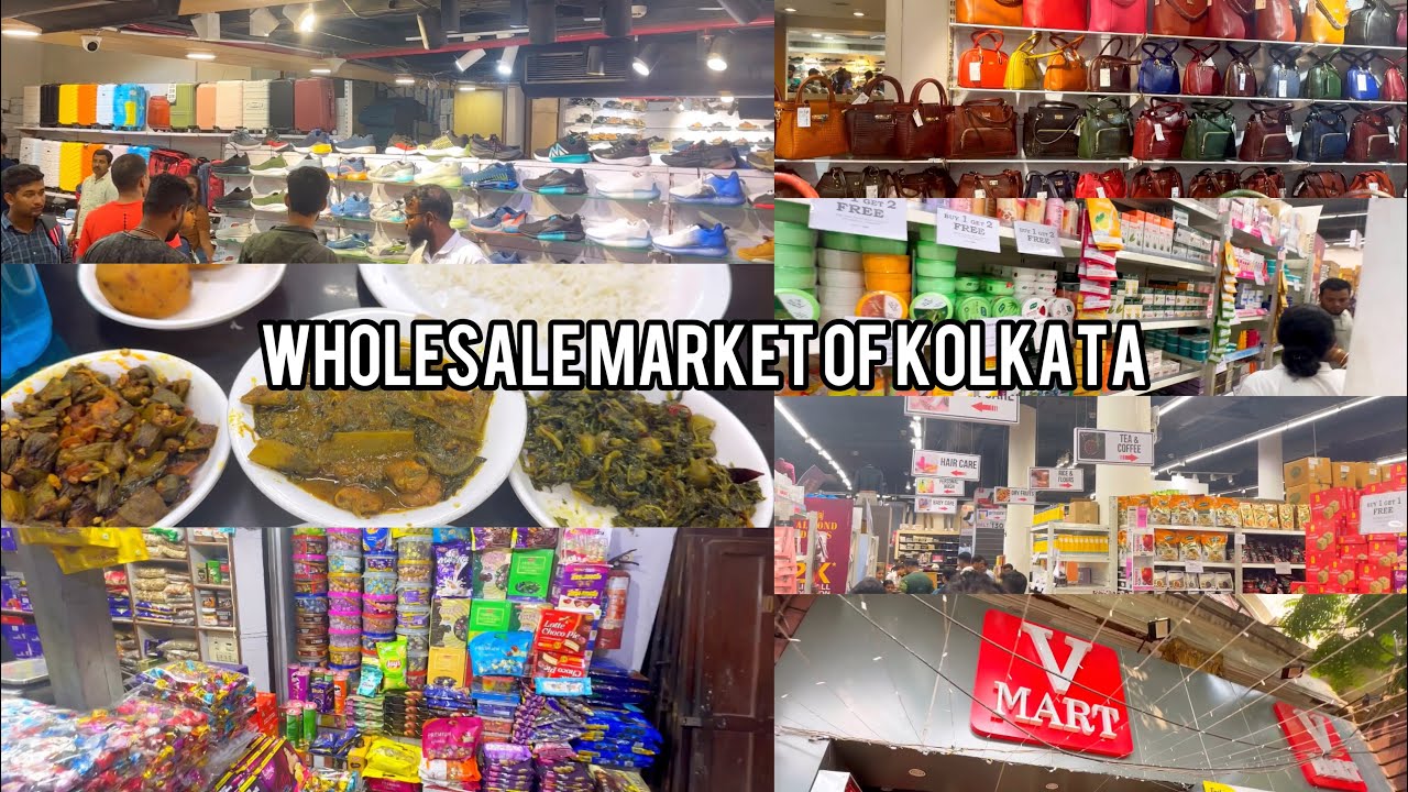 কলকাতার পাইকারি বাজারে // V Mart//More//sree leathers /at Kolkata~travel vlog @lifewithnaymye