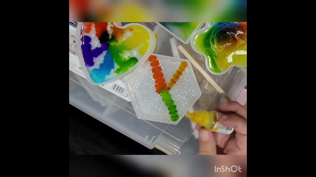 Rainbow Tie Dye Coasters