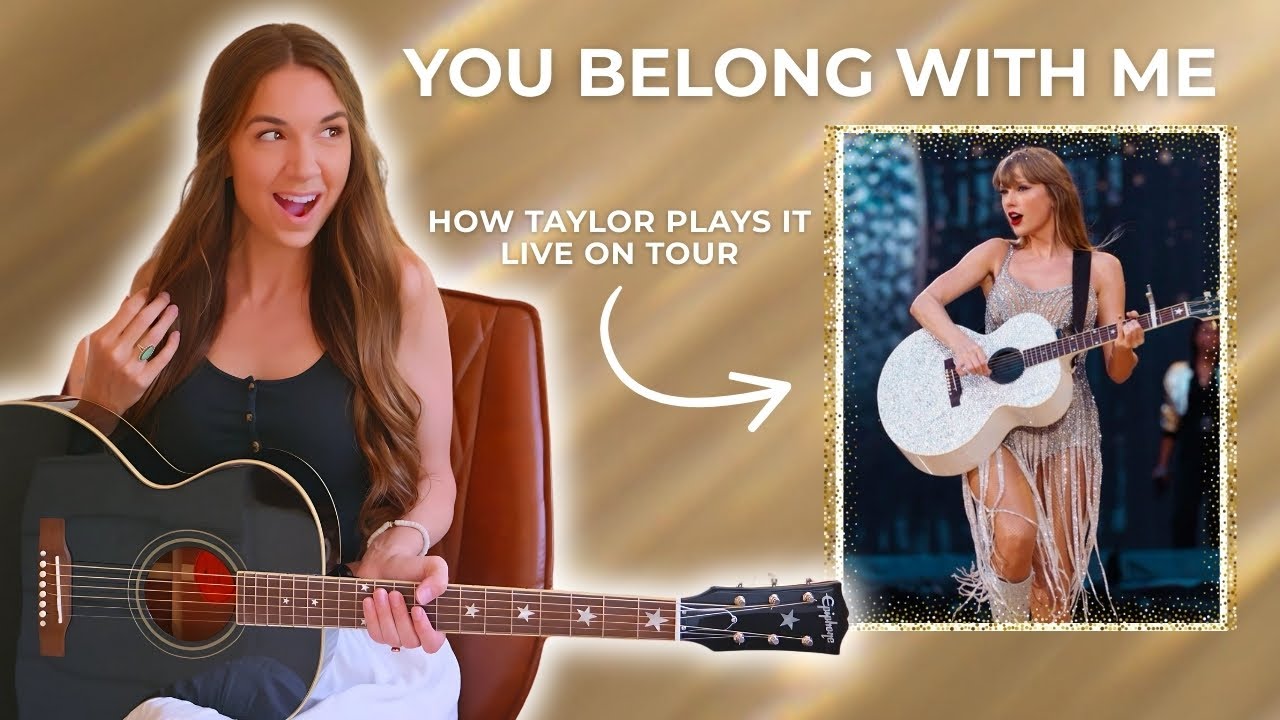 You Belong With Me - Taylor Swift | Guitar Chords + Tutorial (exactly how Taylor plays it)