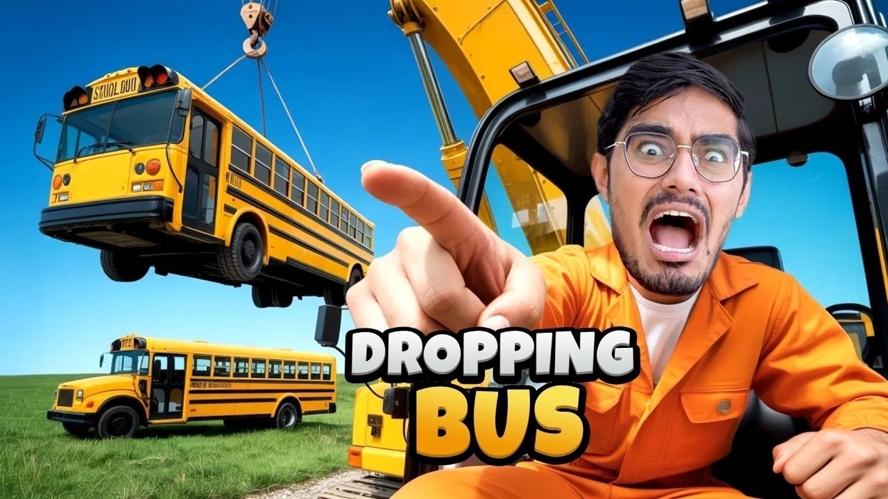 ₹100000 Flipped Bus Challenge   बस पलट गई मरते मरते बचे😭
