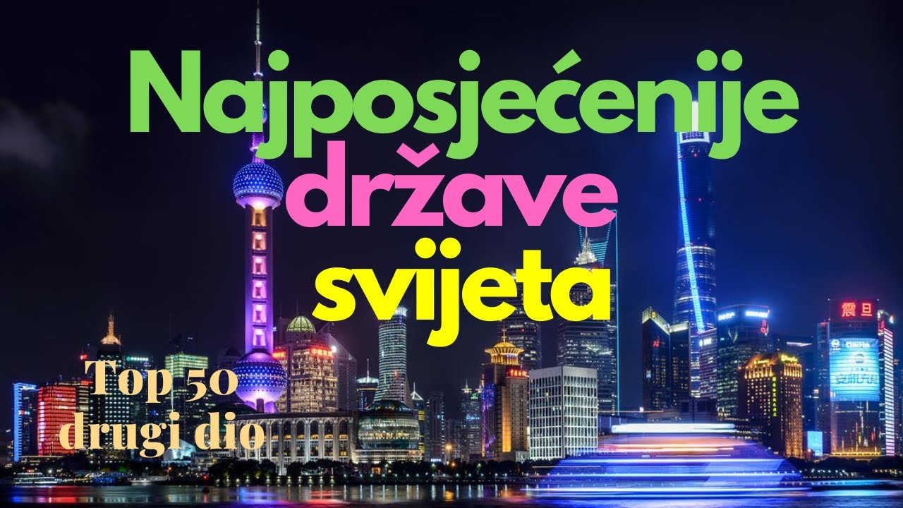 TOP 50 NAJPOSJEĆENIJIH DRŽAVA SVIJETA - DRUGI DIO  | Turističke destinacije | Svijet | Fabula Docet