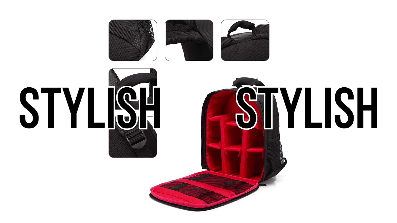 Multi-functional Digital Camera Backpack DSLR Bag Waterproof Outdoor Camera Photo Bag Case for DSLR