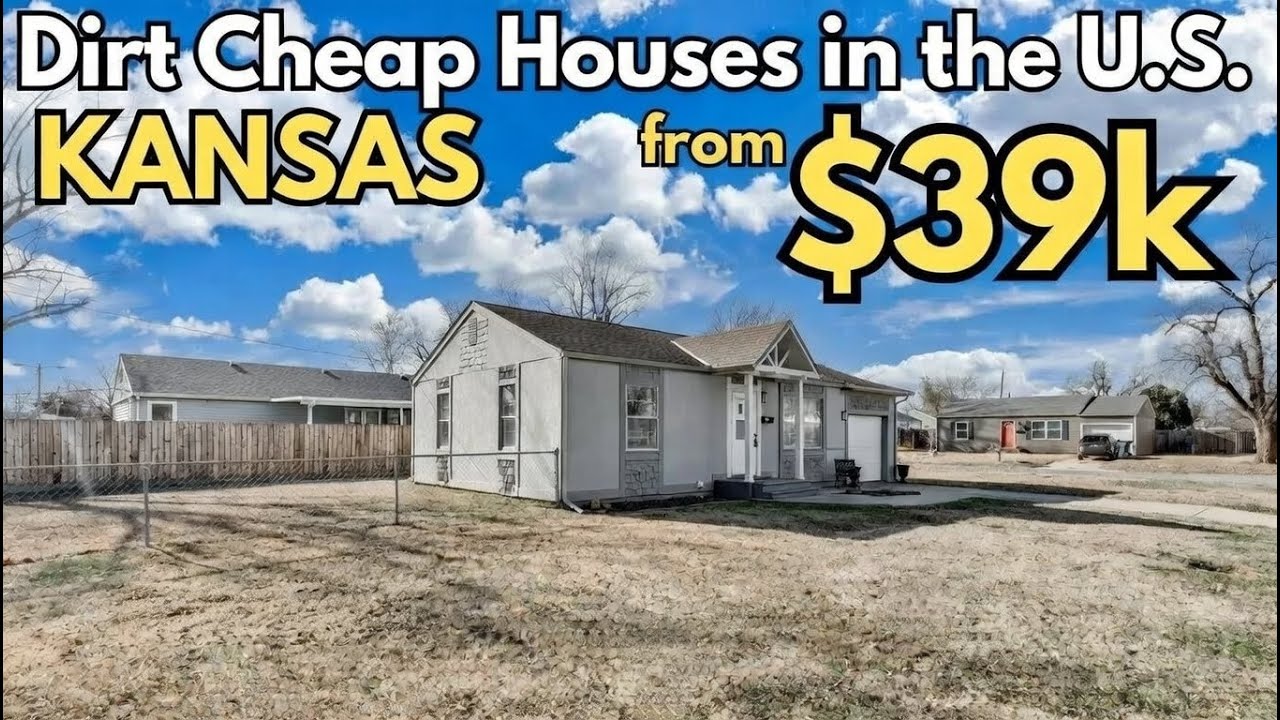 DIRT-CHEAP KANSAS HOUSES for Sale with acreage - Real Estate Goldmines!