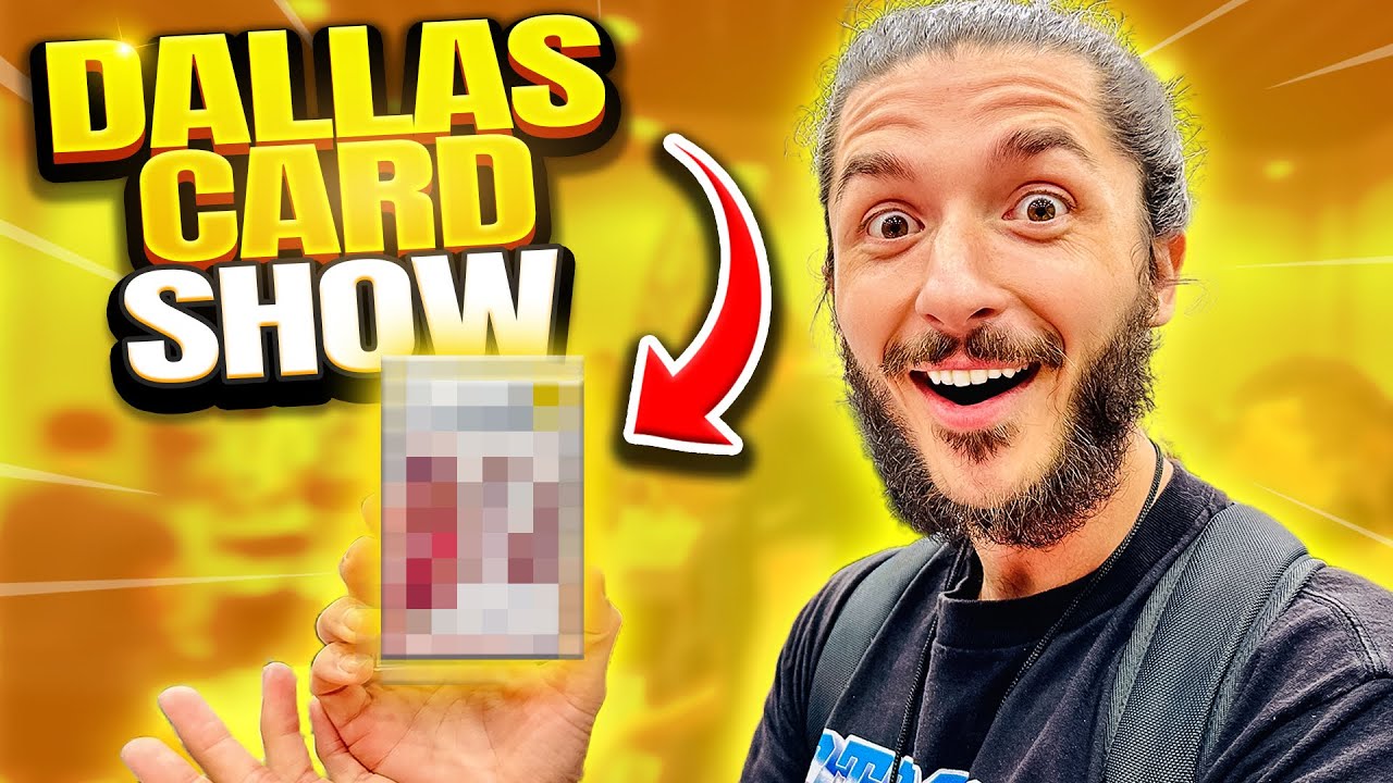 SPORTS CARDS ARE ON FIRE AT THE DALLAS CARD SHOW! (FULL VLOG)
