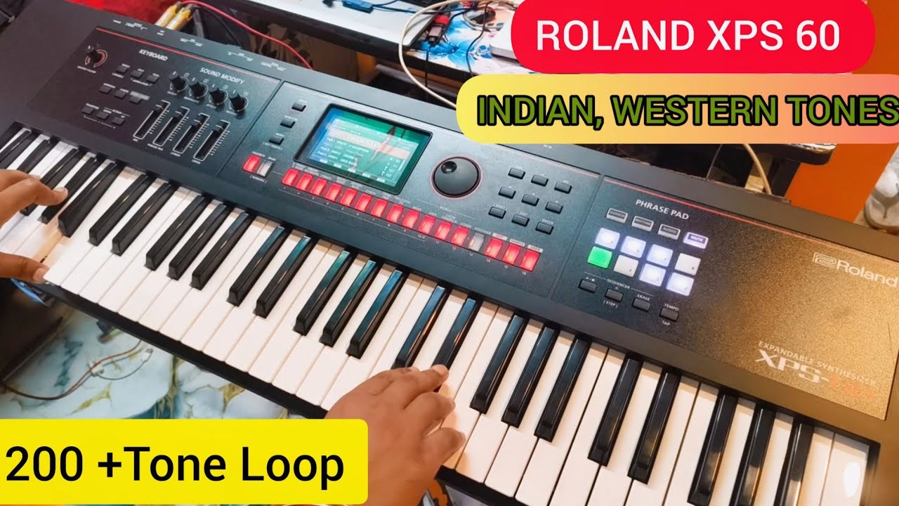 ROLAND XPS 60 INDIAN, WESTERN TONES DEMO H.Q.XPS 10X SUPPORTED  . Ph. + 7679362102.
