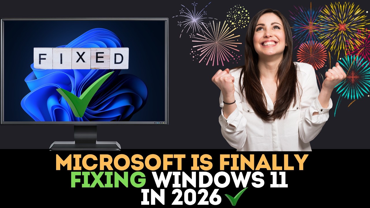 Microsoft is Finally Fixing Windows 11 in 2026