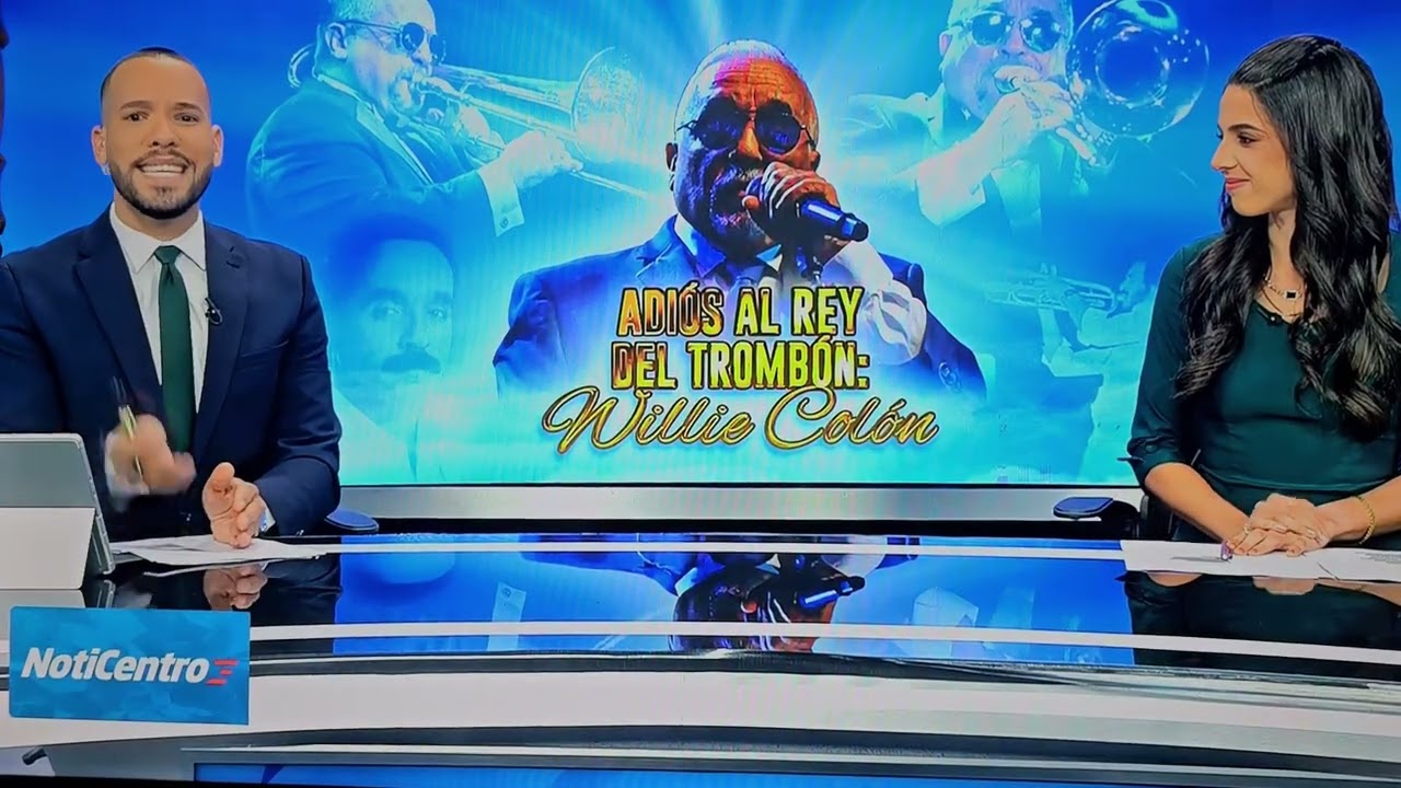 Willie Colón: tributo desde la televisión en Puerto Rico: Canal 4 Noticentro.