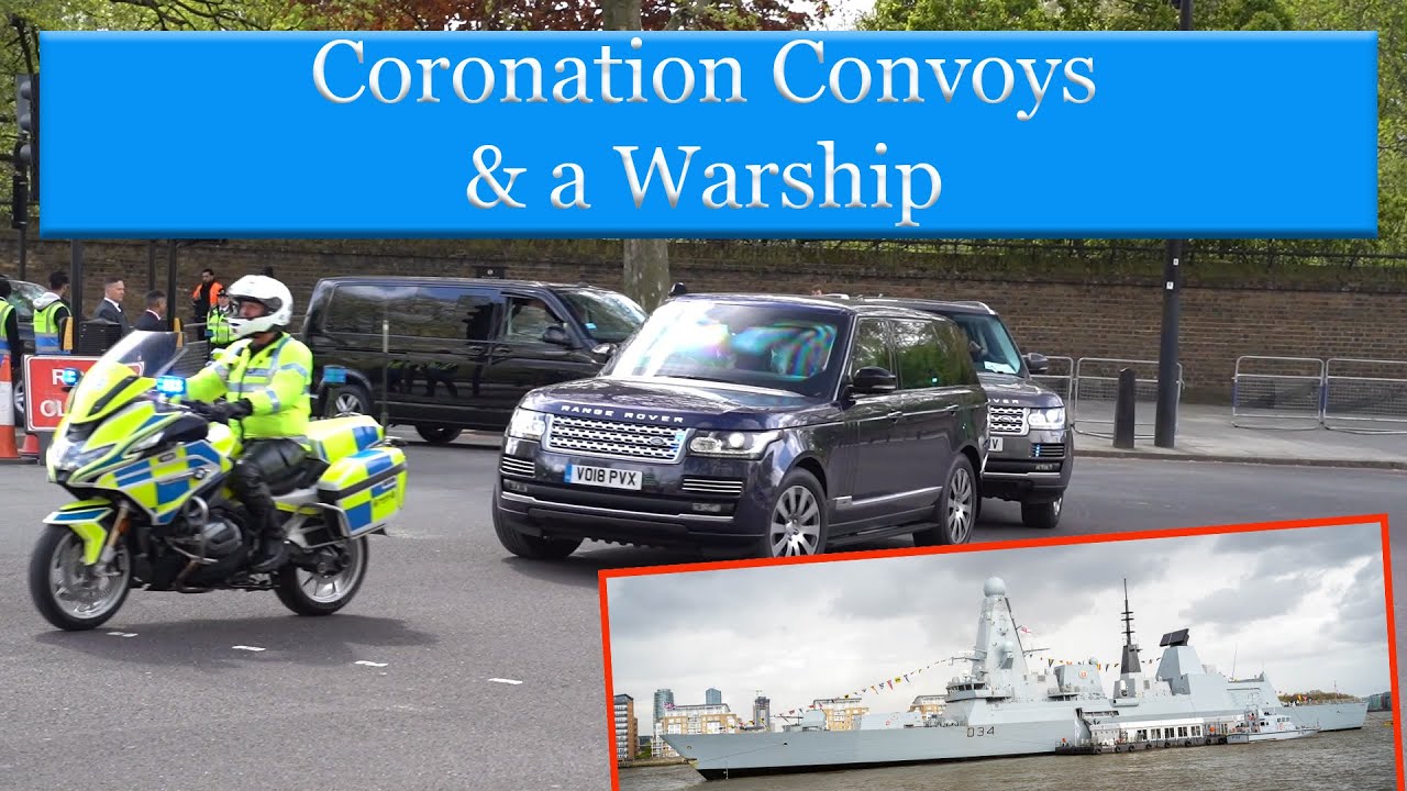 The King's Coronation: London's Police Escort and Naval Fleet