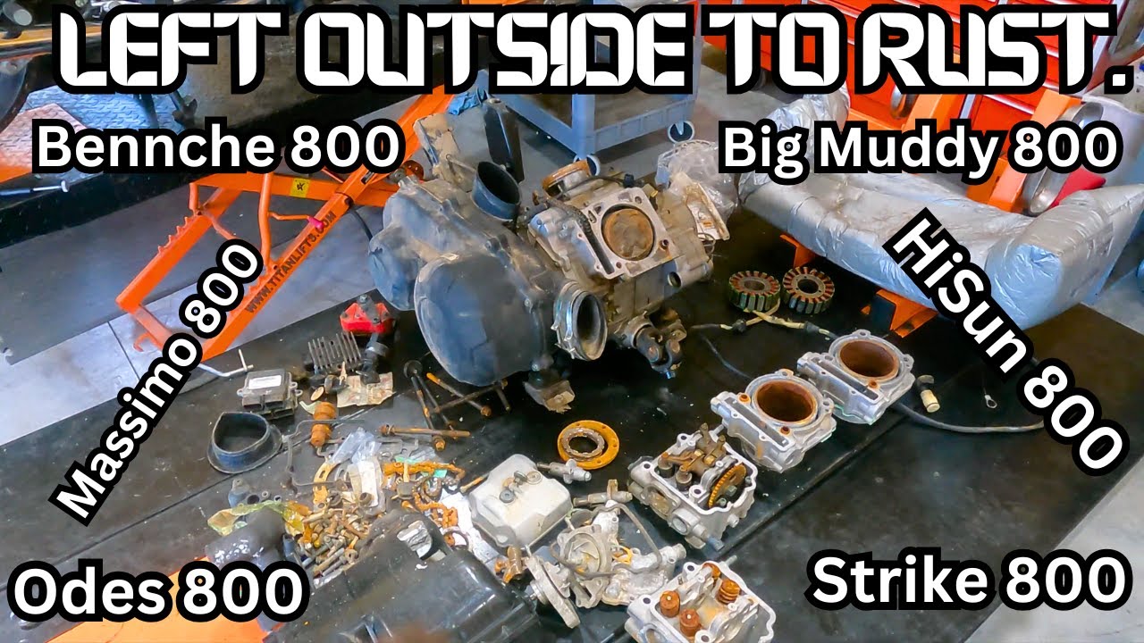 Left outside to rust!! How bad could this Big Muddy 800  motor really be?