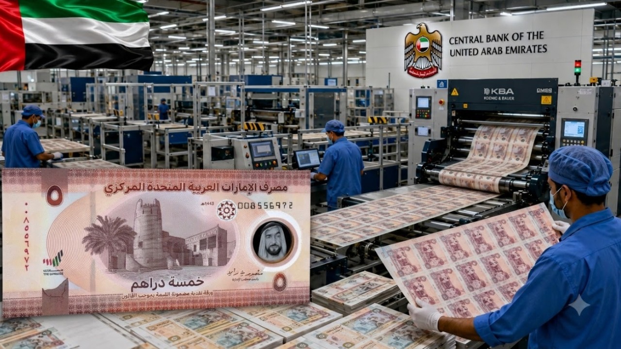 Inside the Dirham Factory: The Currency Featuring Landmarks From 7 Emirates (Full Process)