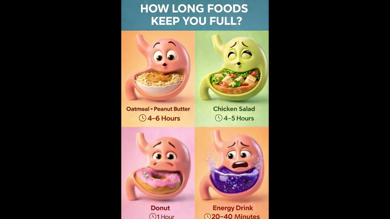 4 Foods That Stop Hunger for Hours #nutrition #health