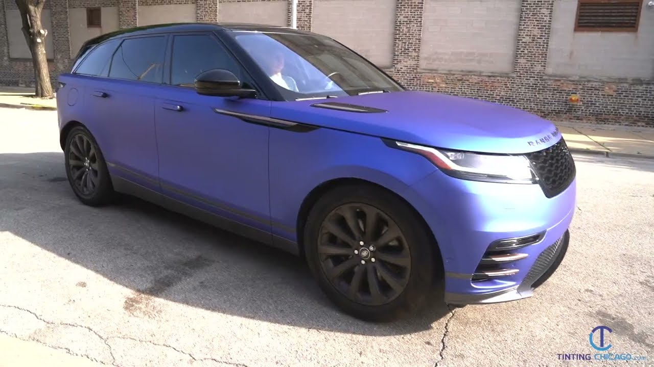 Brilliant Blue Wrap for Range Rover 2020 | Tinting Chicago