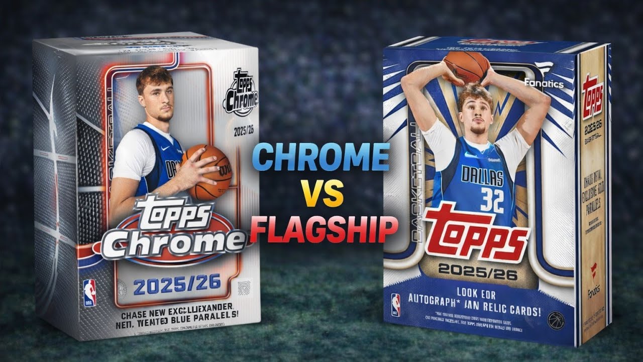 2025 Topps Chrome Basketball Value Box vs Topps Flagship Fanatics Value Box — Which Is Better?