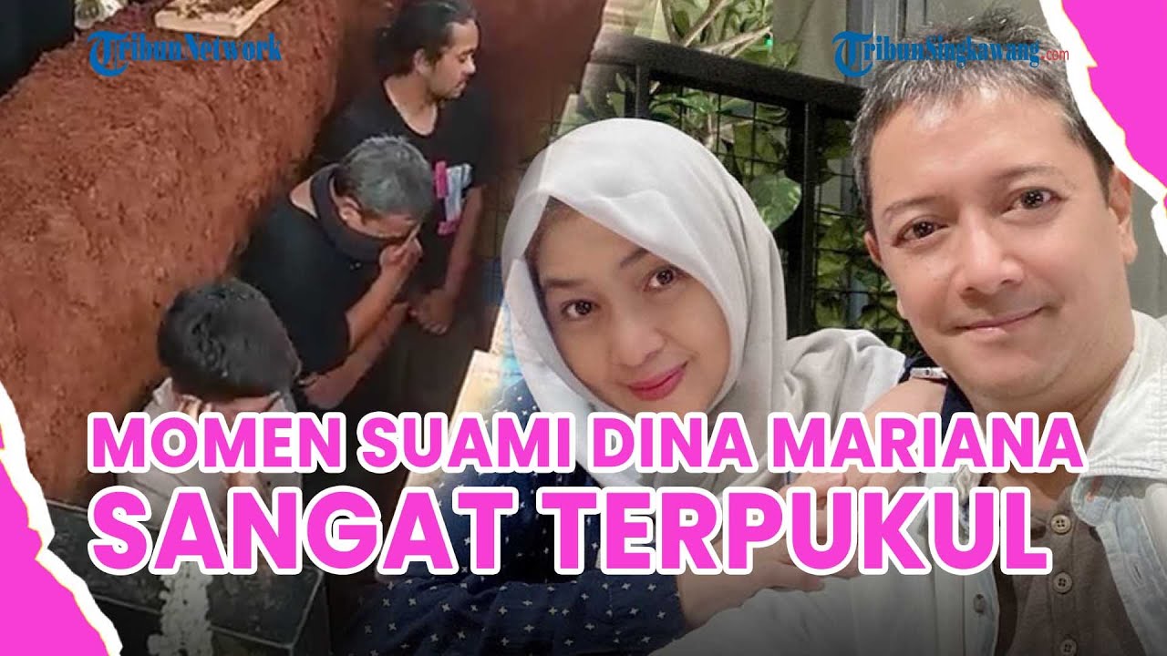 Momen Haru Pemakaman Dina Mariana di TPU Tanah Kusir, Sang Suami Tampak Terpukul