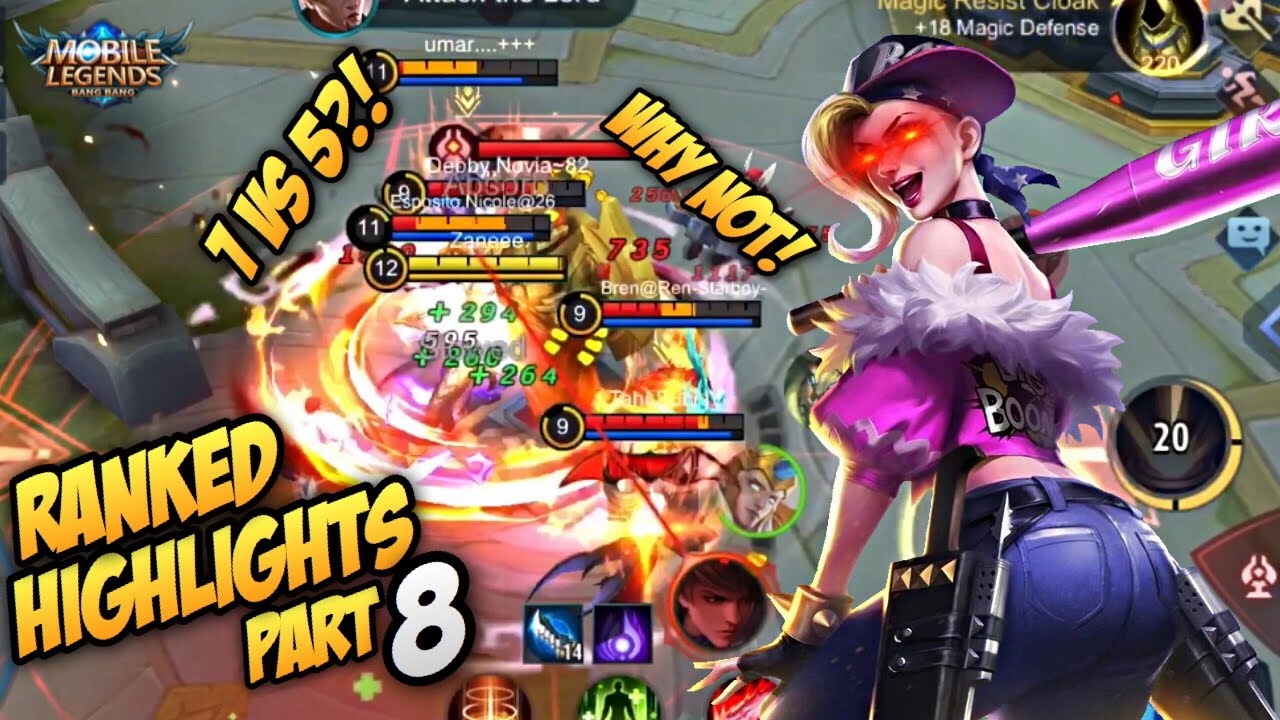 Fanny : Ranked Highlights | Part 8 | MOBILE LEGENDS BANG BANG