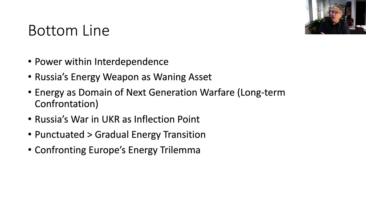 Europe's Energy Crisis: Russia's Weaponization of Energy
