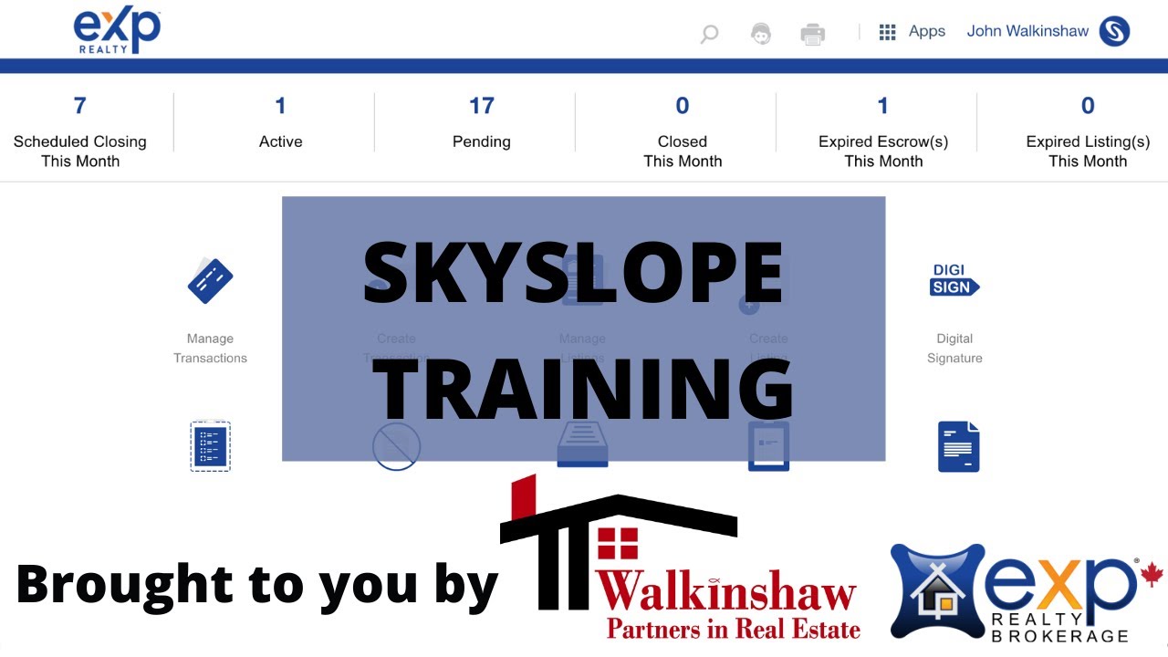 HOW TO USE SKYSLOPE - Skyslope Training for New or Future Agents!