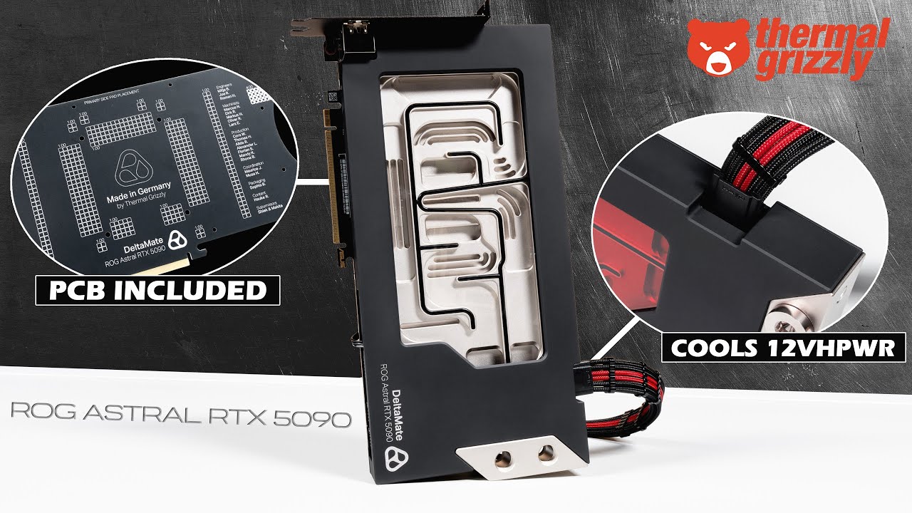 The NEW Thermal Grizzly block is HERE! DeltaMate ROG Astral 5090 Block