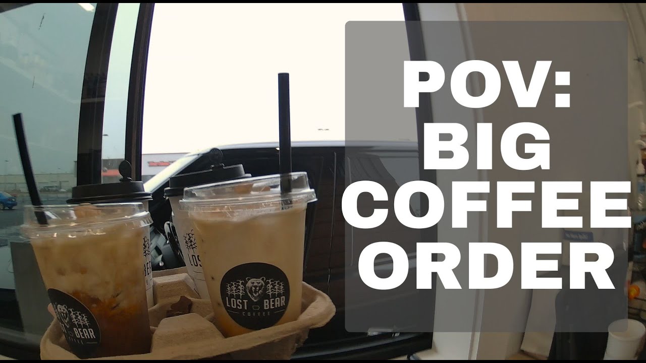 BIG Coffee Order Made Solo ☕ | POV Barista Workflow