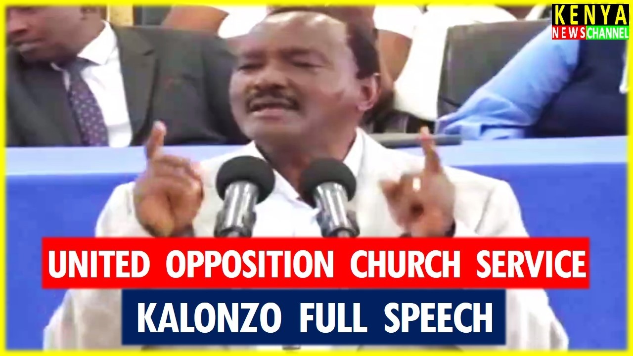 'TUAMBIWE NINI KILIUA RAILA' Kalonzo speech today Lecturing Ruto with Gachagua & Matiangi in Church
