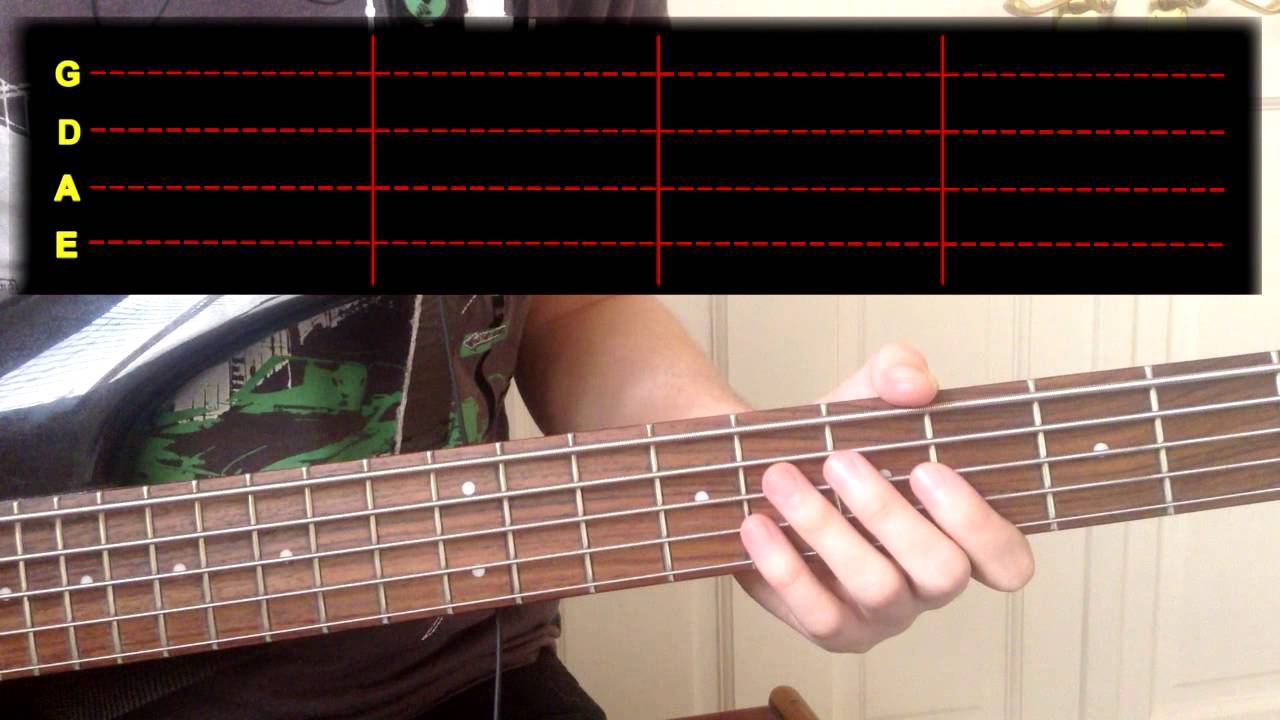 Gorillaz - Feel Good Inc Bass Cover (With Tab)